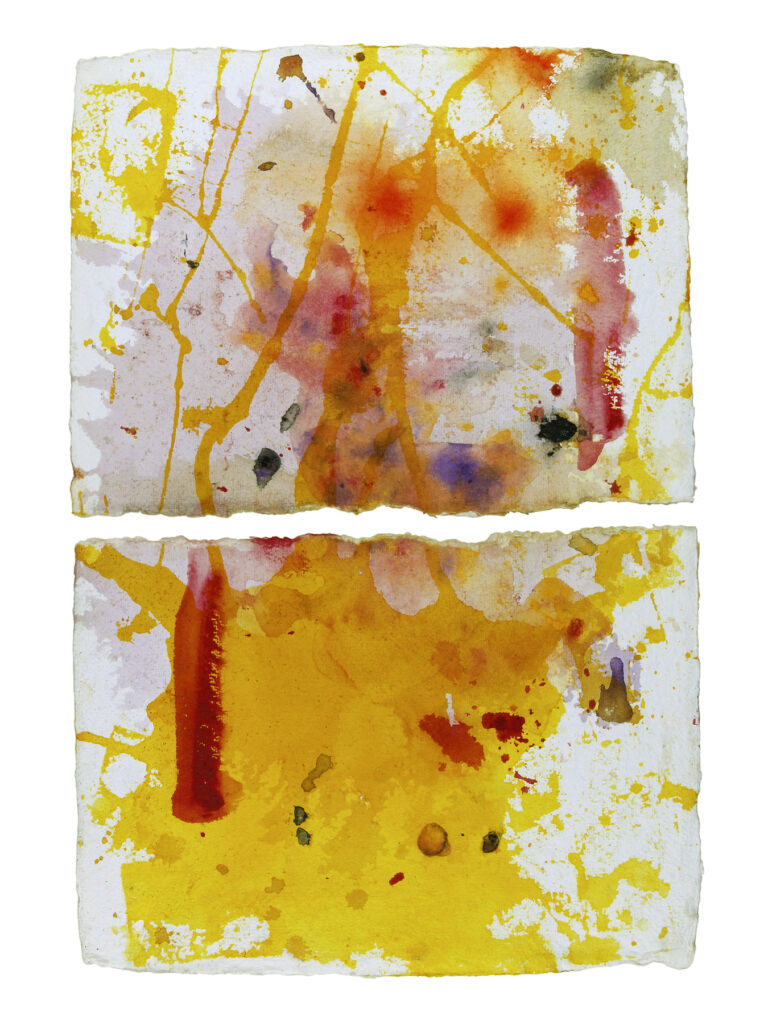 Two Plus, 2015, Tusche auf Büttenpapier, 2 à 40.0 × 30.0 cm