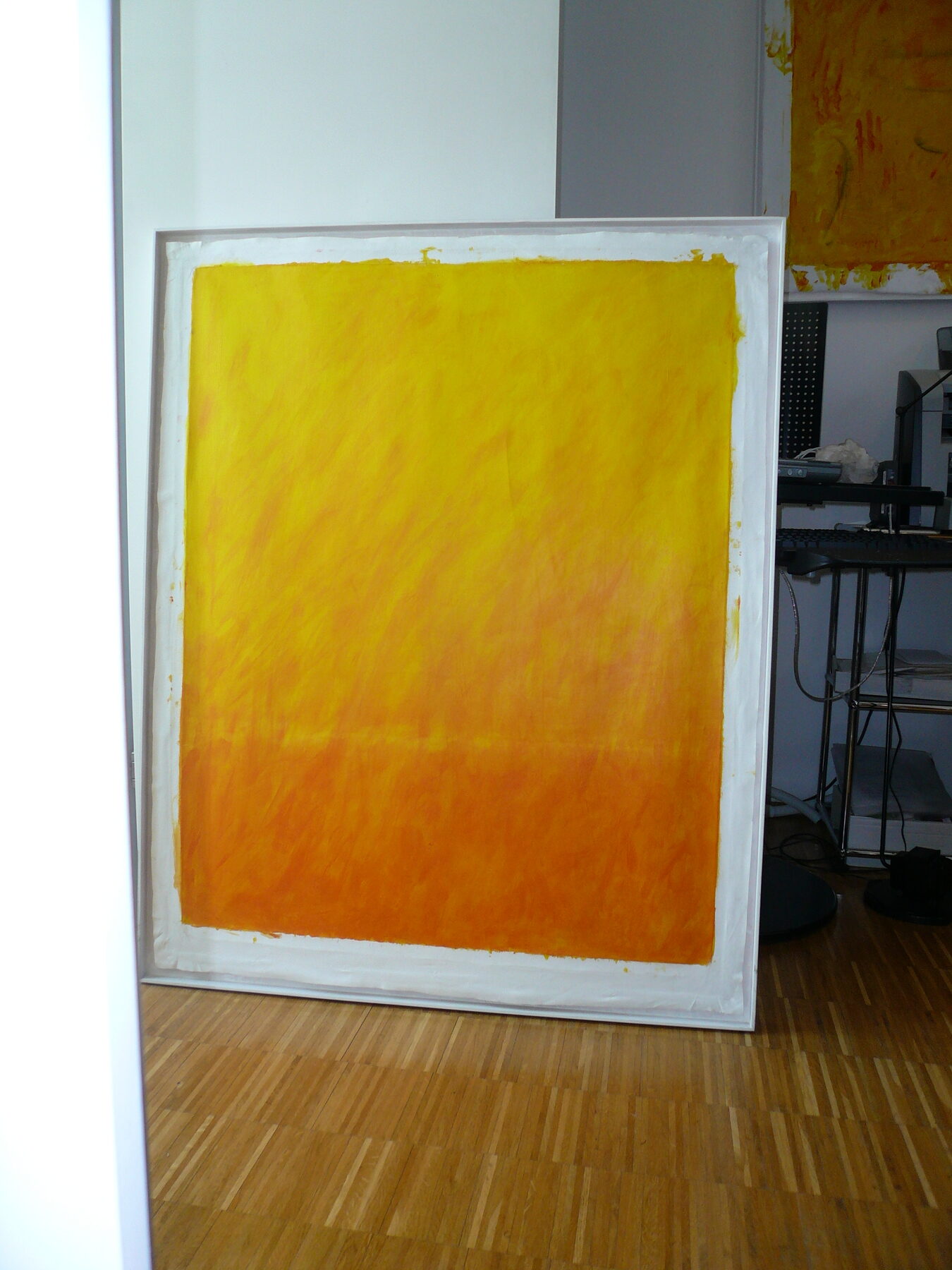 It Starts, 2006, Acryl auf Leinwand, 100.0 × 80.0 cm