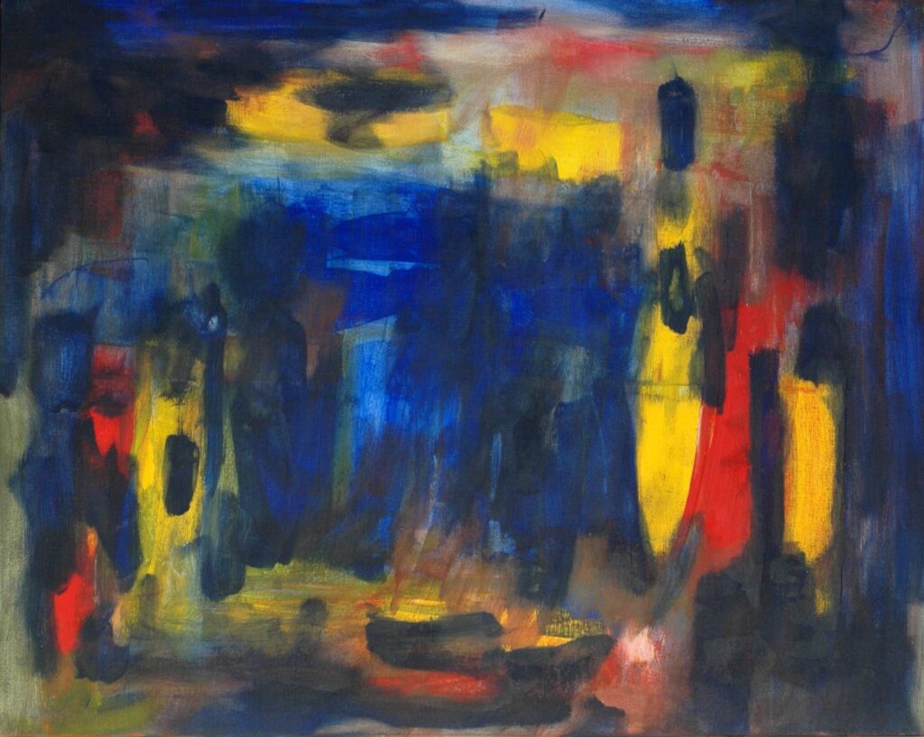 Passing and Becoming  7, 2008, Acryl auf Leinwand, 100.0 × 80.0 cm