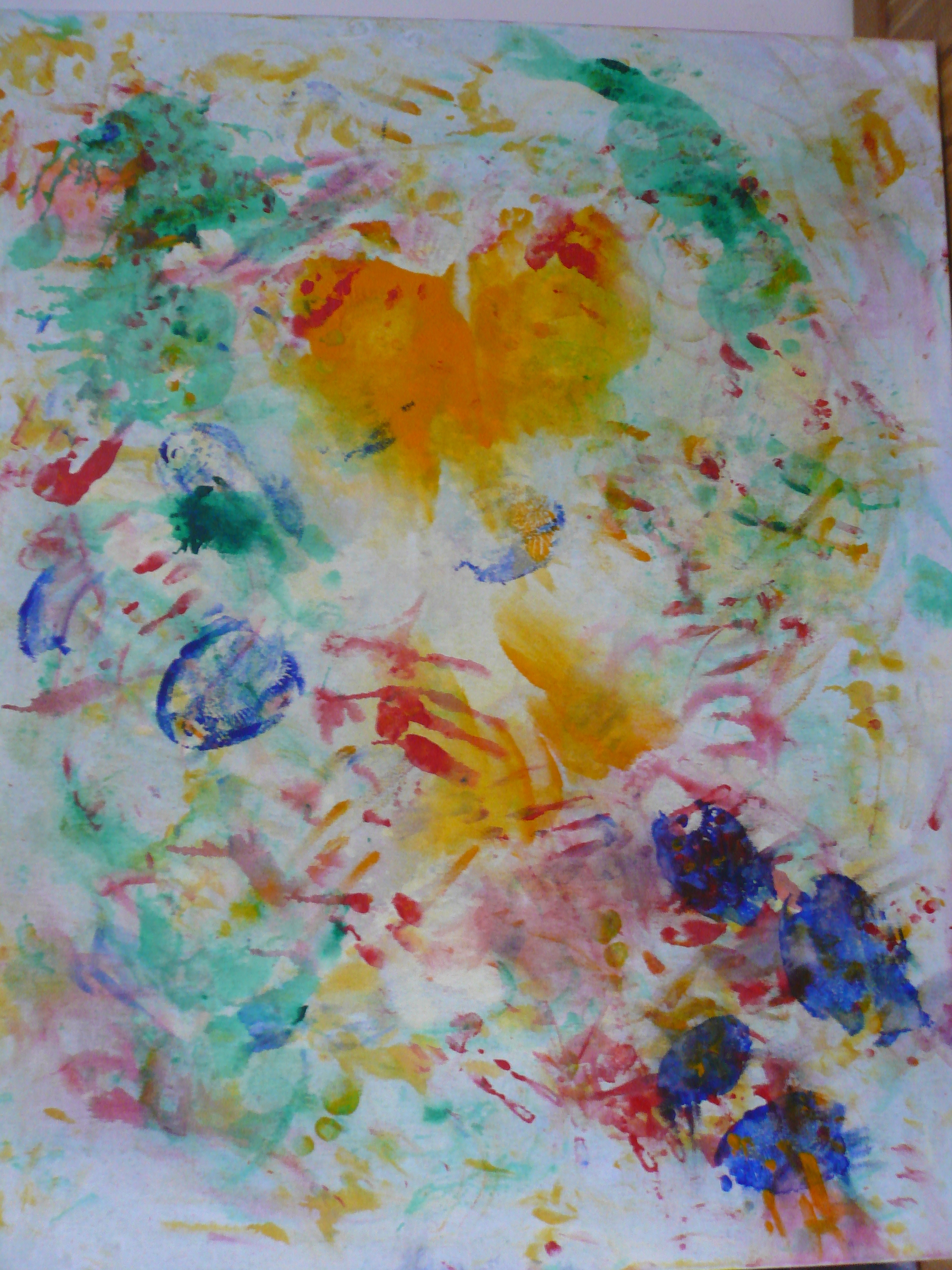 Joy Life, 2009, Acryl auf Leinwand, 100.0 × 80.0 cm