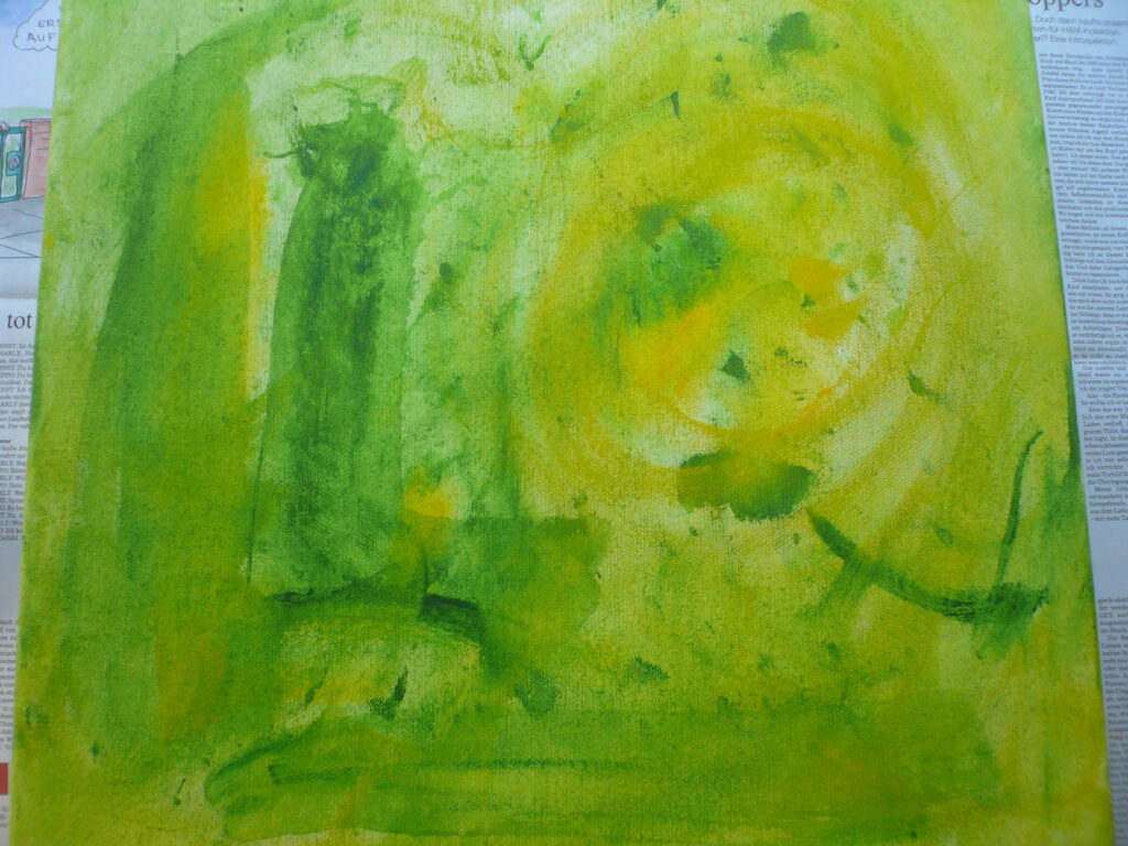 Try 4, 2011, Acryl auf Leinwand, 100.0 × 80.0 cm