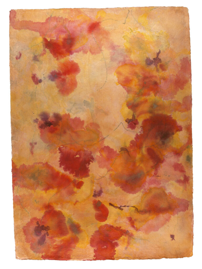 Where From, 2016, Mixed Media auf Büttenpapier, 100.0 × 140.0 cm