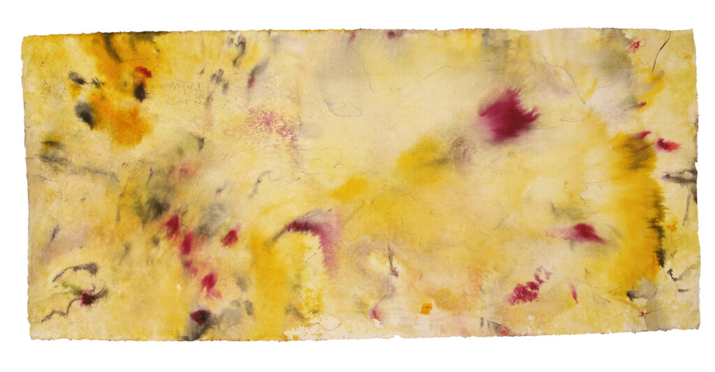 So-So, 2015, Mixed Media auf Büttenpapier, 215.0 × 100.0 cm