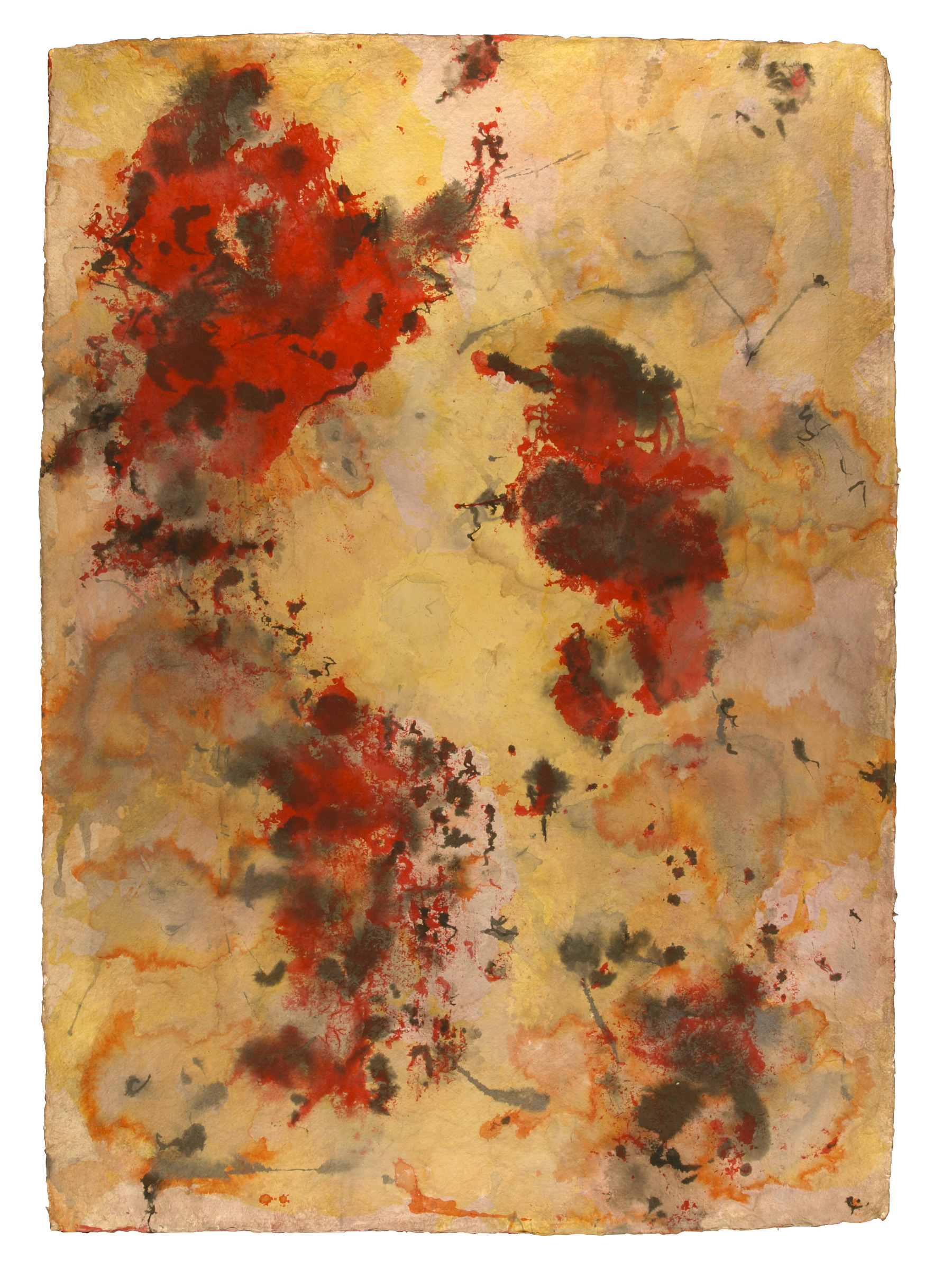 Where To, 2016, Mixed Media auf Büttenpapier, 100.0 × 140.0 cm