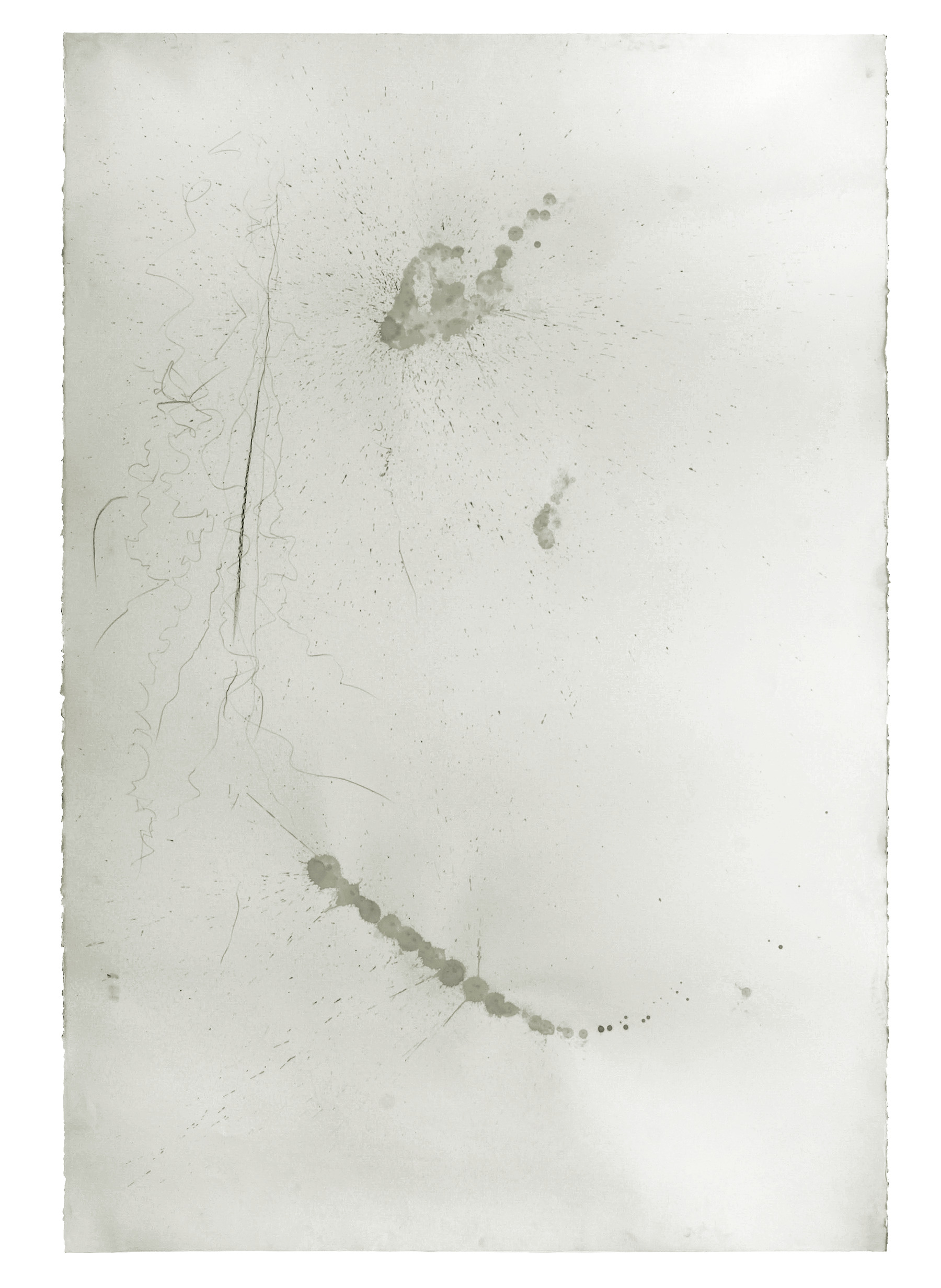 Back 1, 2018, Mixed Media auf Papier, 117.0 × 167.0 cm