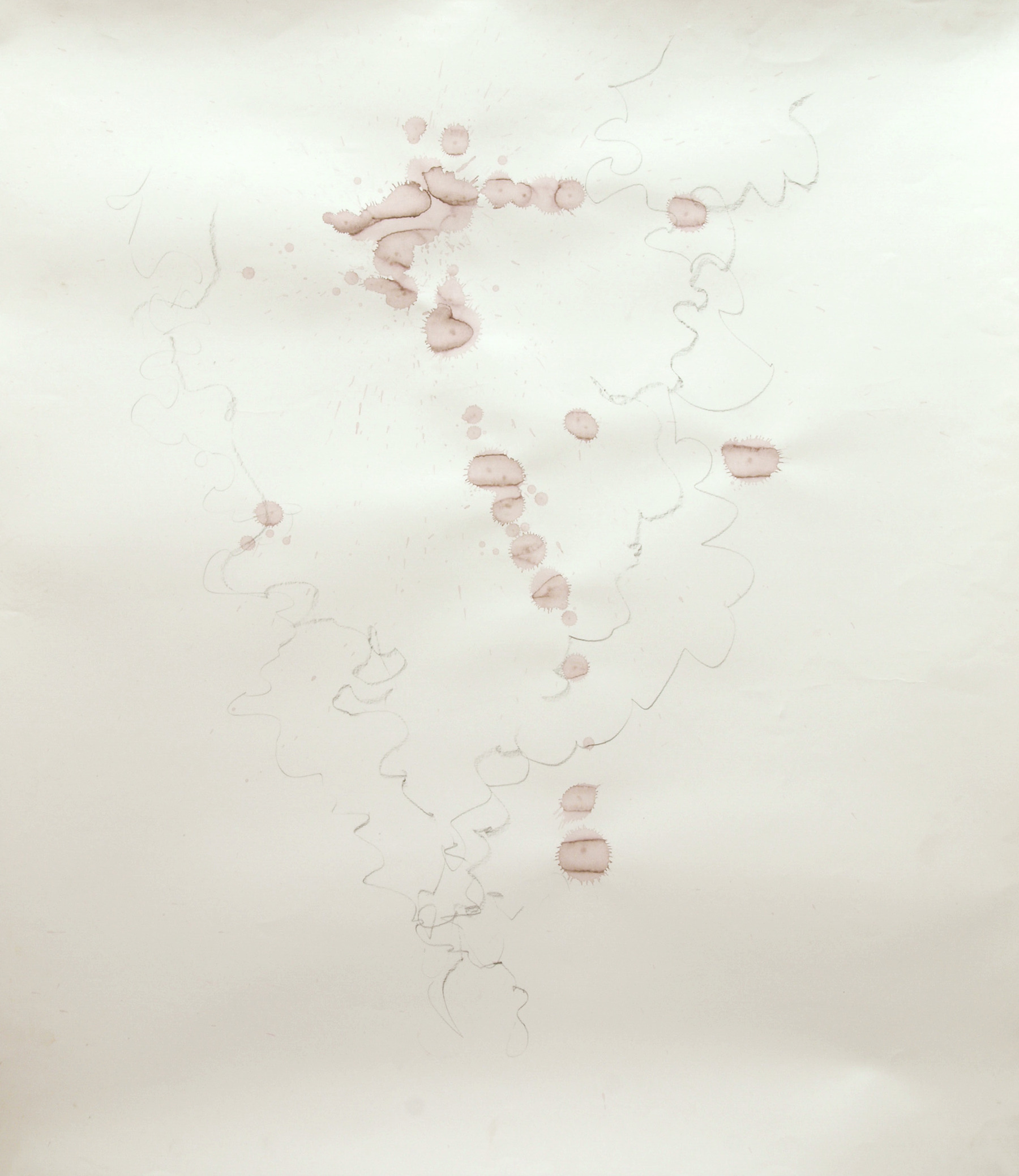 Back 2, 2018, Mixed Media auf Papier, 96.0 × 110.0 cm