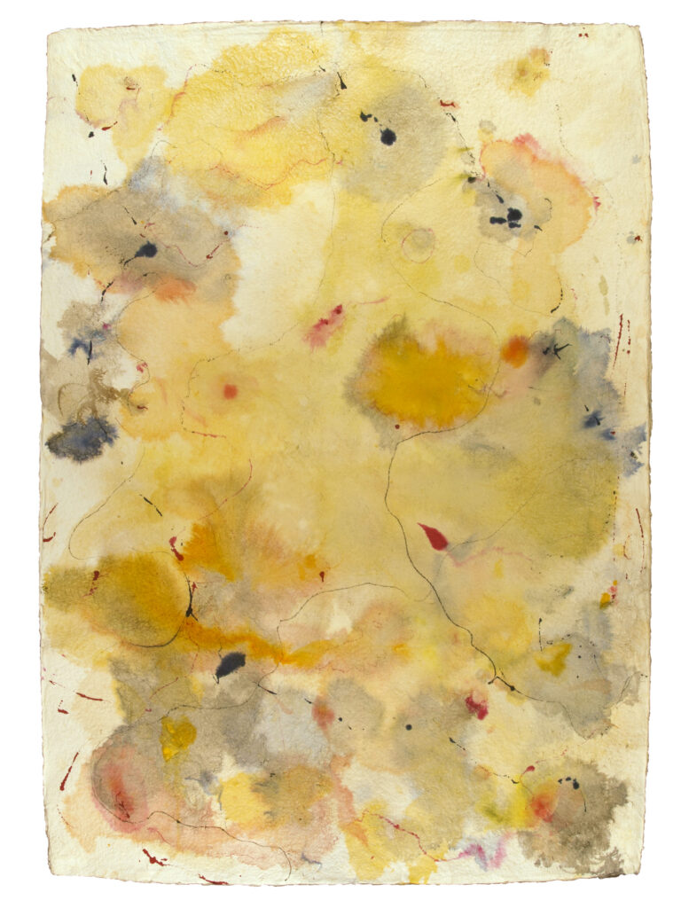 Where, 2016, Mixed Media auf Büttenpapier, 100.0 × 140.0 cm