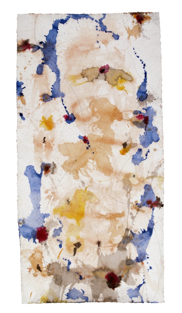 What´s About, 2016, Mixed Media auf Büttenpapier, 90.0 × 180.0 cm