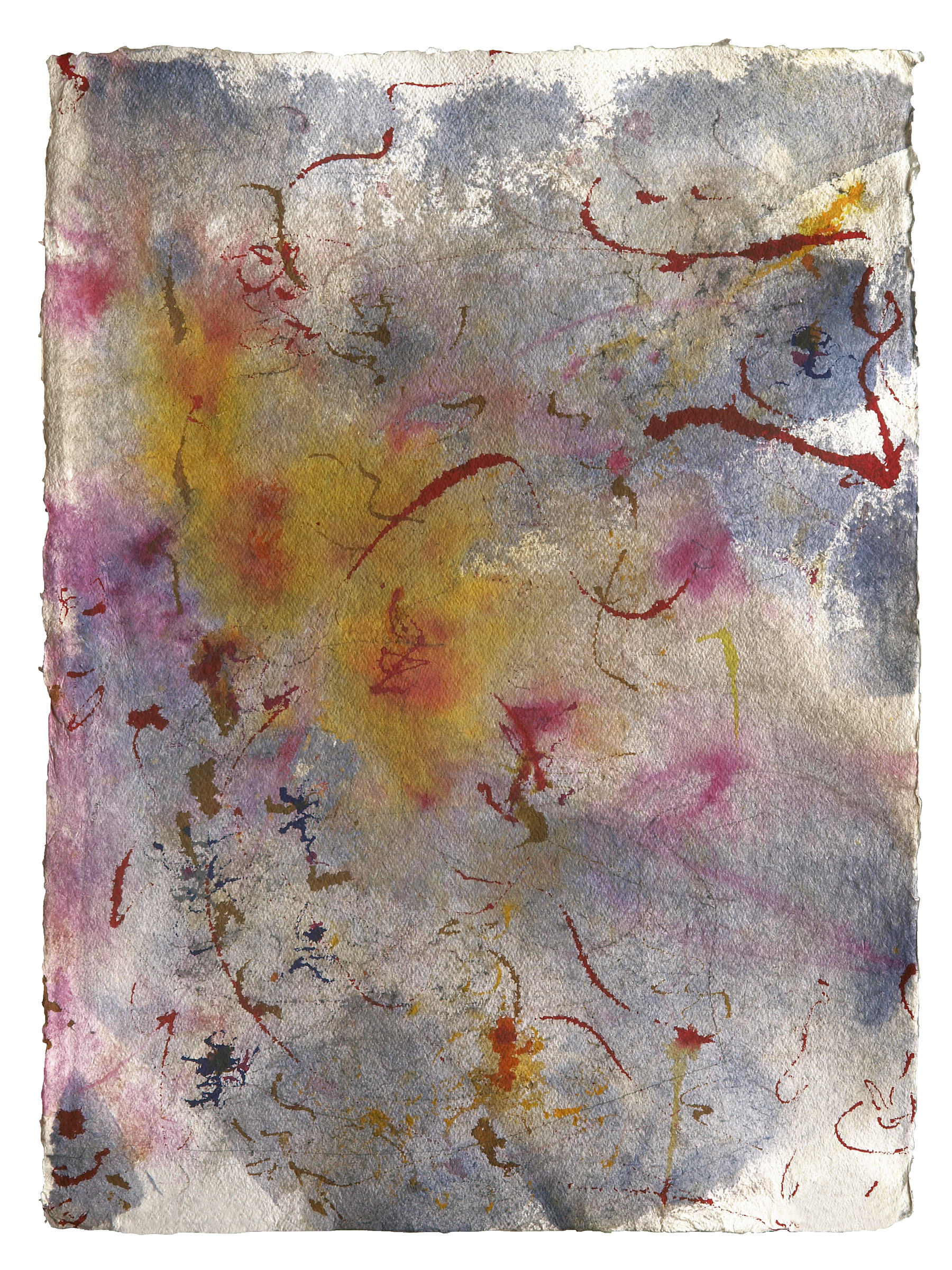 Under Way 1, 2015, Tusche auf Büttenpapier, 57.0 × 77.0 cm