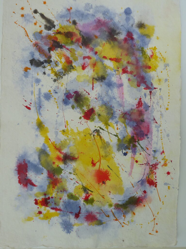 What Will Be 1, 2018, Mixed Media auf Büttenpapier, 67.0 × 100.0 cm