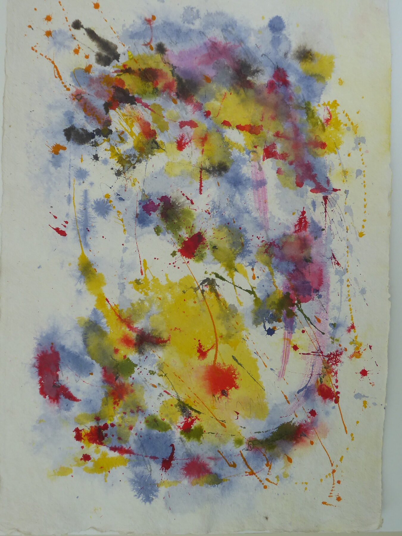 What Will Be 1, 2018, Mixed Media auf Büttenpapier, 67.0 × 100.0 cm