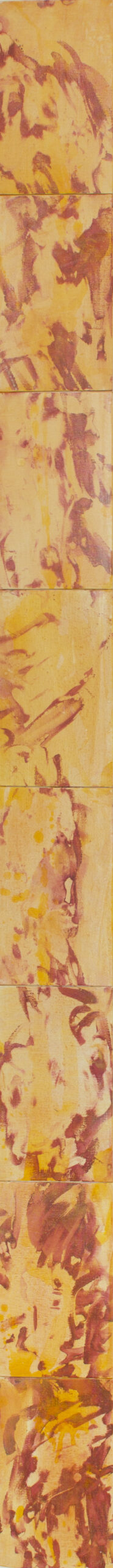 Play so I, 2014, Acryl auf Malkarton, 15.0 × 200.0 cm