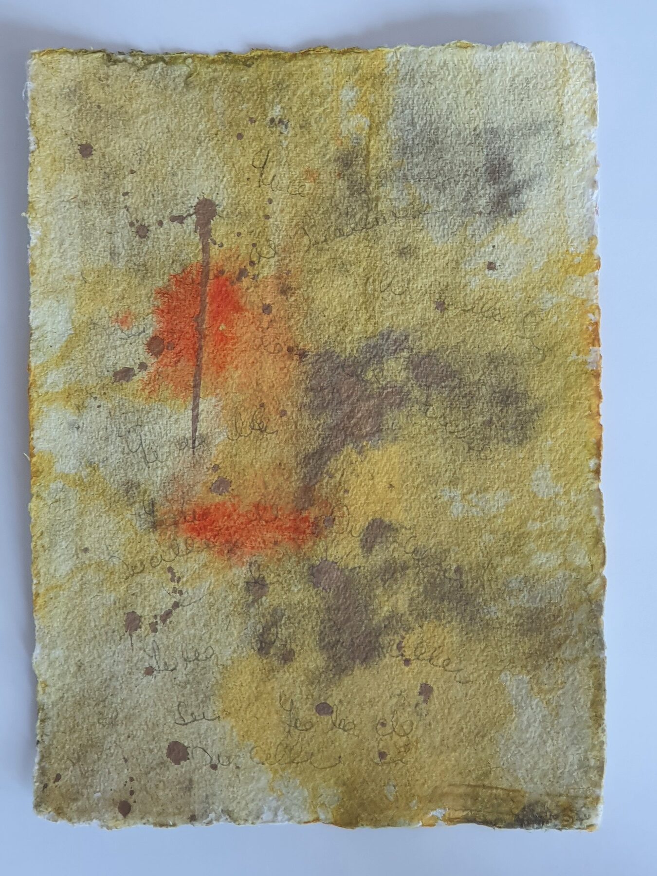 What Will Be 6, 2021, Mixed Media auf Büttenpapier, 28.0 × 37.0 cm