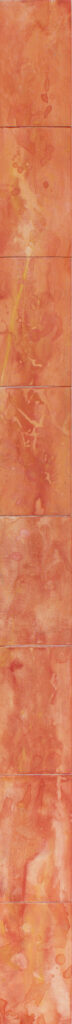 Be so II, 2014, Acryl auf Malkarton, 15.0 × 200.0 cm