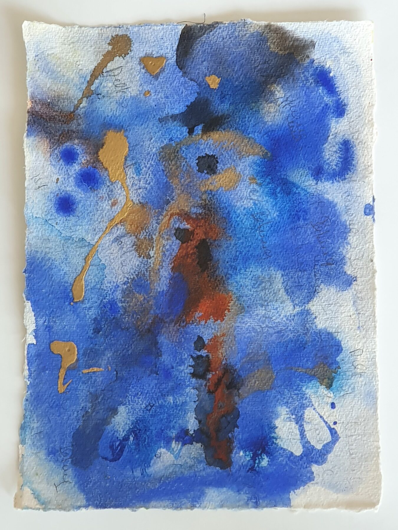 What Will Be 8, 2021, Mixed Media auf Büttenpapier, 28.0 × 37.0 cm