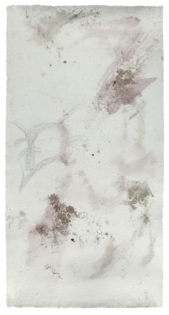 Tender 2, 2018, Mixed Media auf Büttenpapier, 90.0 × 180.0 cm