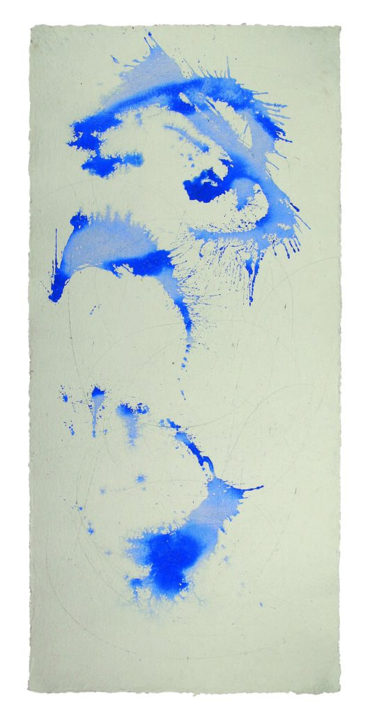 Free 2, 2018, Mixed Media auf Büttenpapier, 100.0 × 200.0 cm