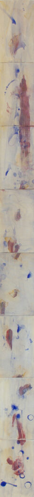 So II, 2014, Acryl auf Malkarton, 15.0 × 200.0 cm