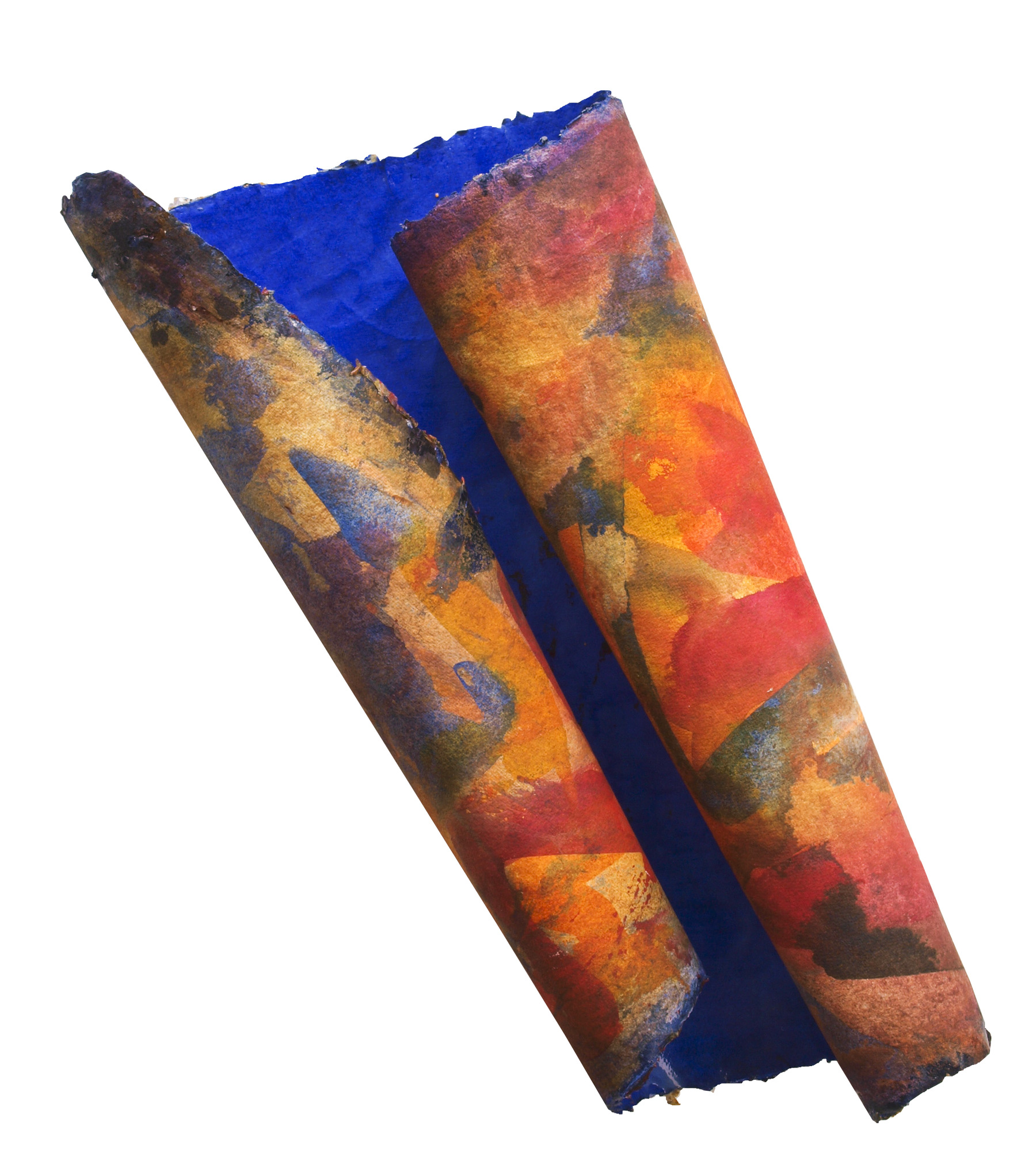 Sculpture 14, 2022, Mixed Media auf Büttenpapier, 60.0 × 55.0 cm