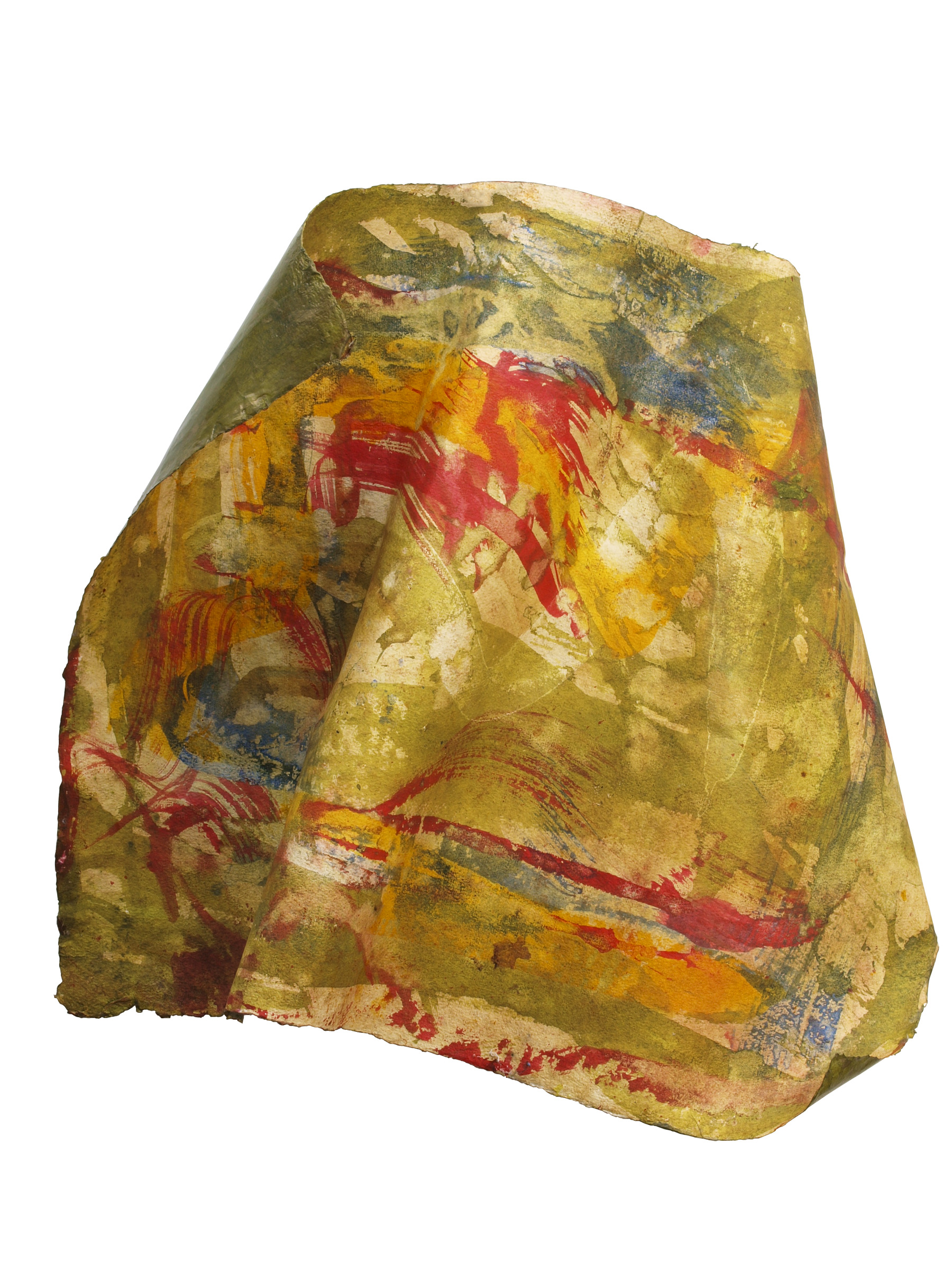 Sculpture 15, 2022, Mixed Media auf Büttenpapier, 65.0 × 55.0 cm