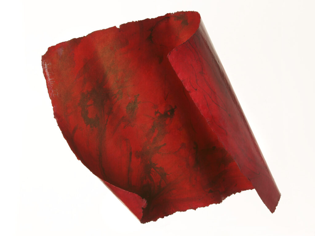 Sculpture 17, 2022, Mixed Media auf Büttenpapier, 50.0 × 65.0 cm
