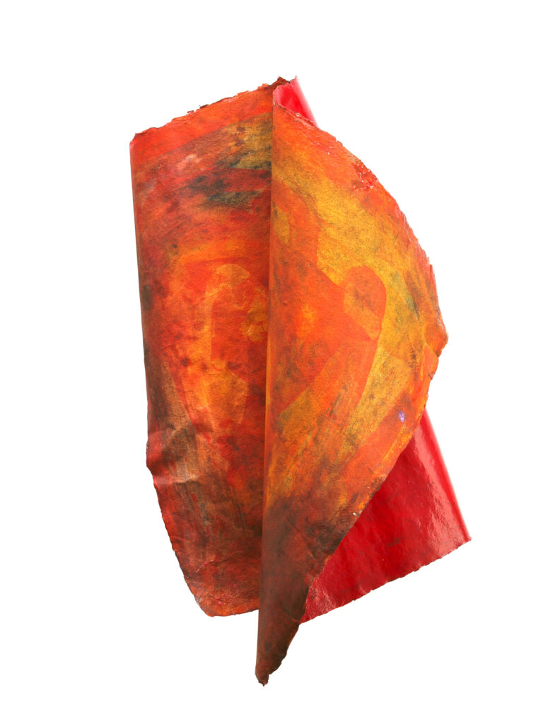 Sculpture 16, 2022, Mixed Media auf Büttenpapier, 50.0 × 65.0 cm