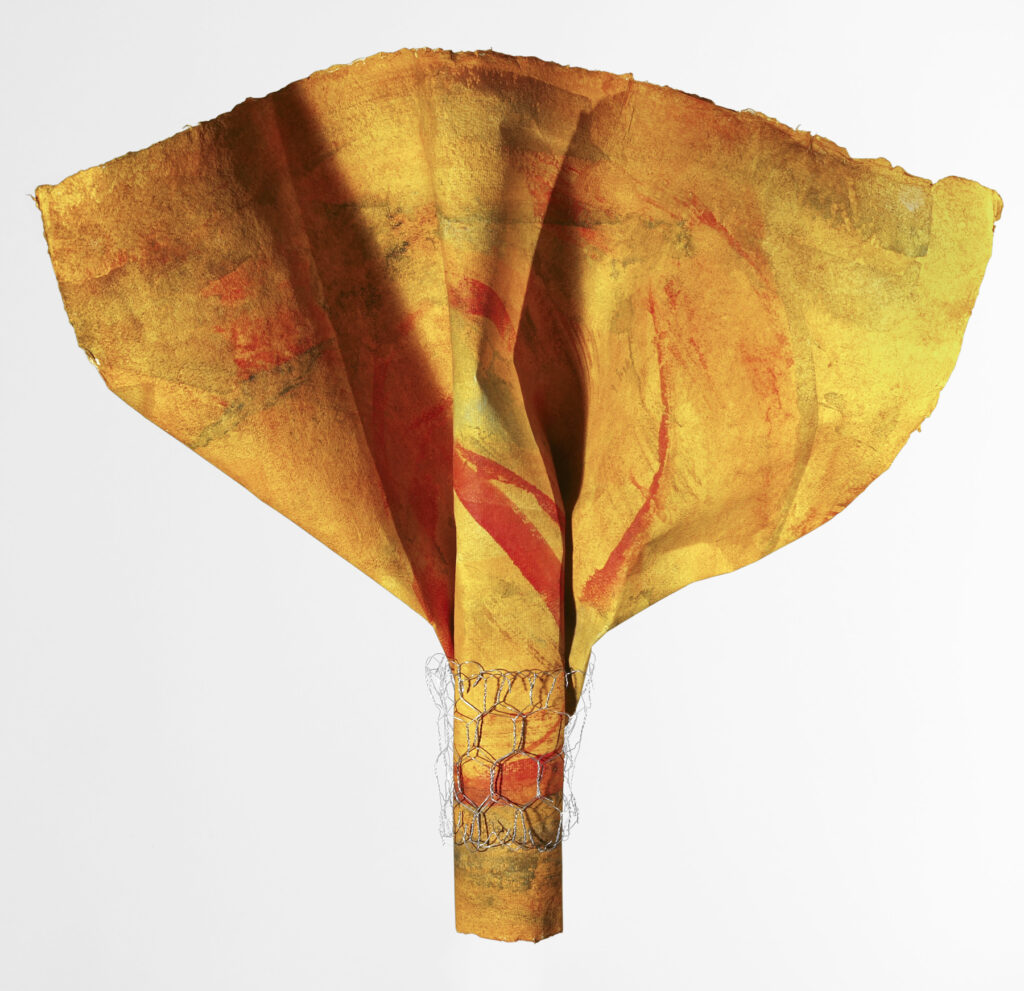 Sculpture 19, 2021, Mixed Media auf Büttenpapier, 50.0 × 62.0 cm