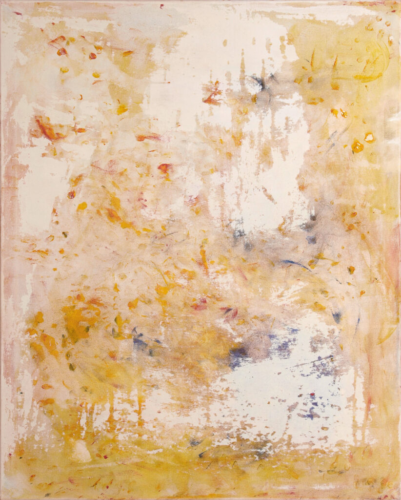Open Growing, 2013, Acryl auf Leinwand, 80.0 × 100.0 cm