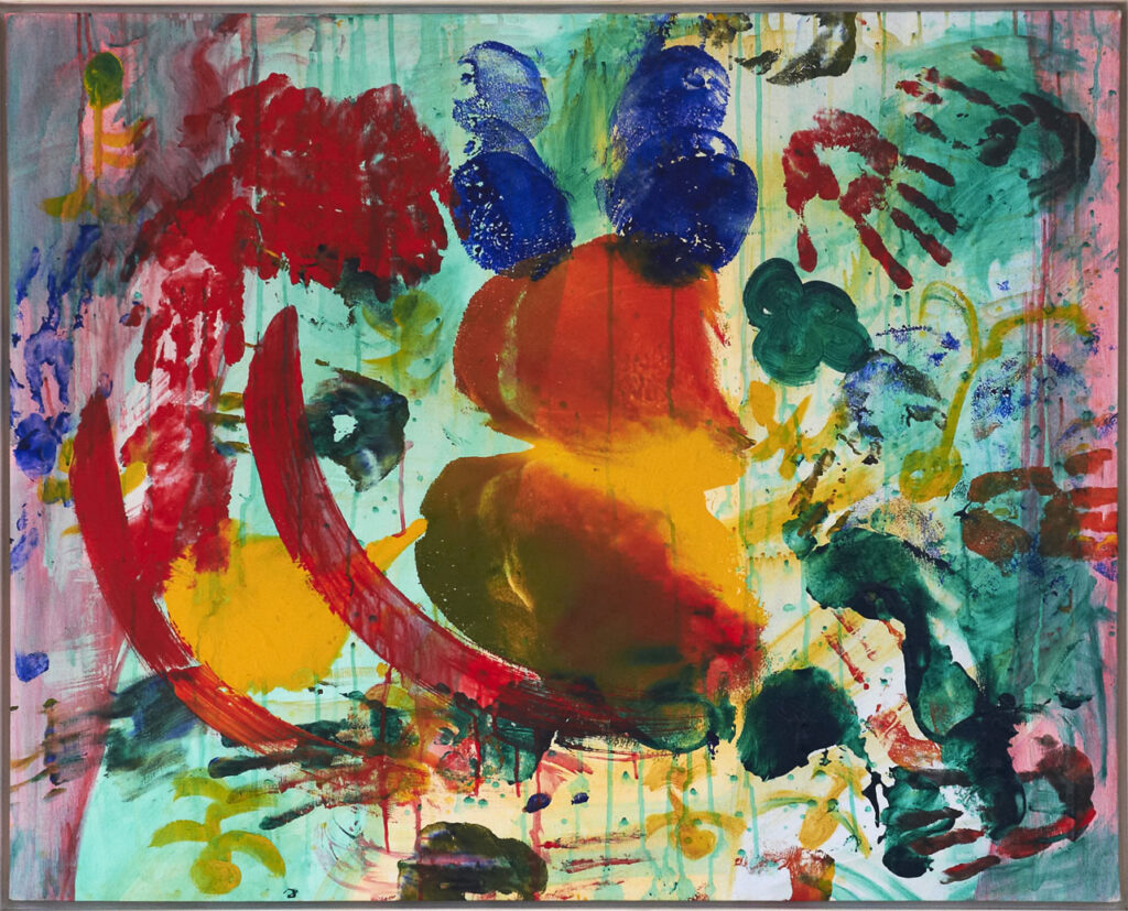 Beginning, 2006, Acryl auf Leinwand, 100.0 × 80.0 cm