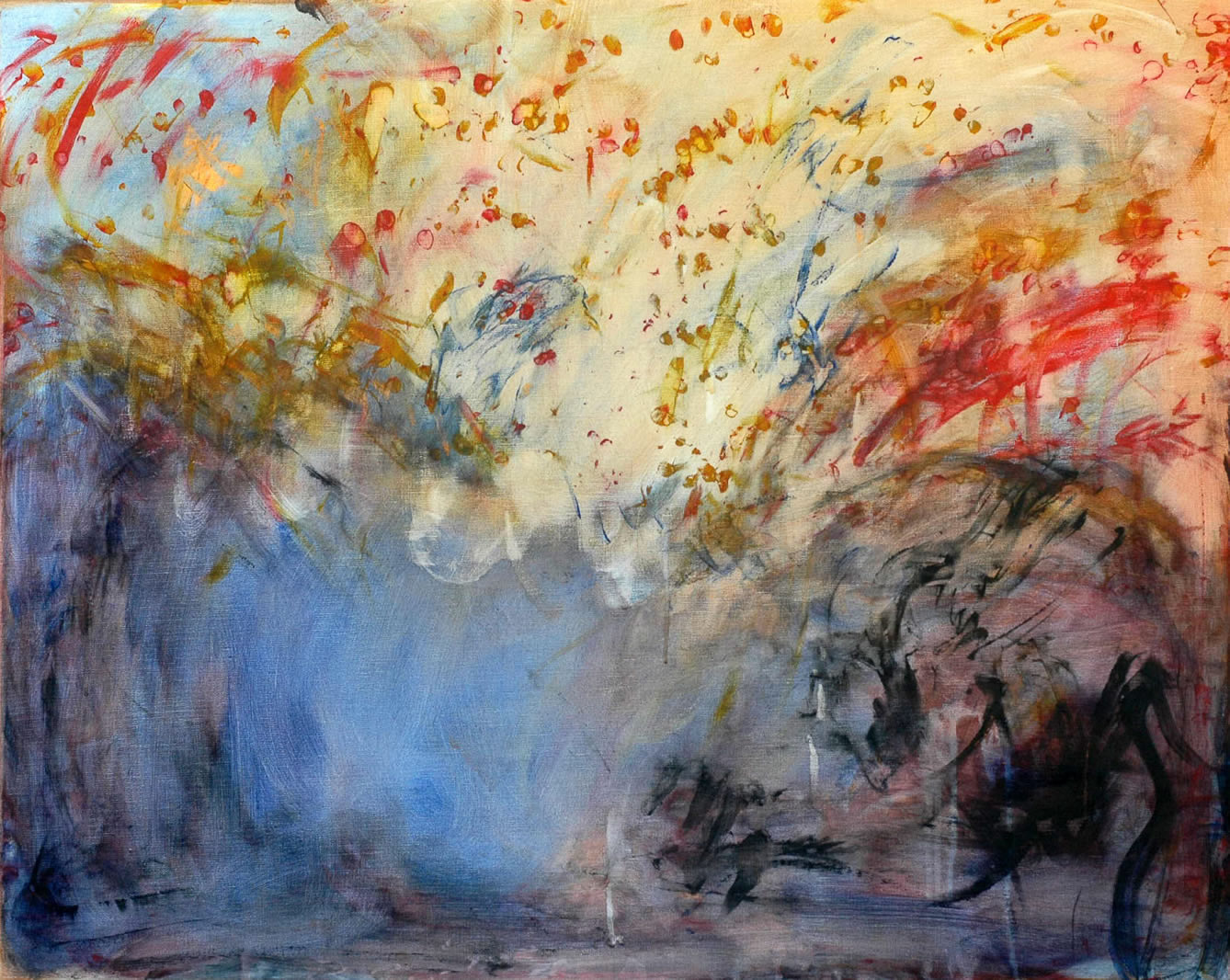 Passing and Becoming 1, 2008, Acryl auf Leinwand, 100.0 × 80.0 cm