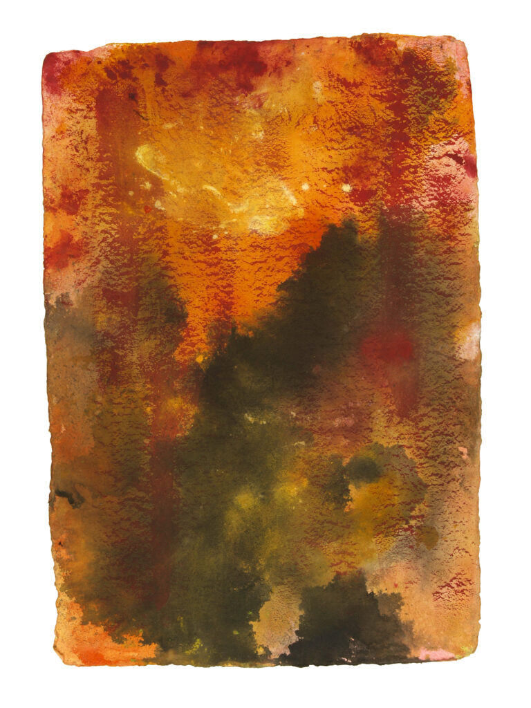 Up, 2015, Tusche auf Büttenpapier, 40.0 × 56.0 cm
