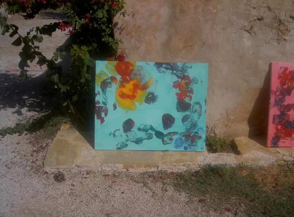 Unforeseen 5, 2002, Acryl auf Leinwand, 100.0 × 80.0 cm