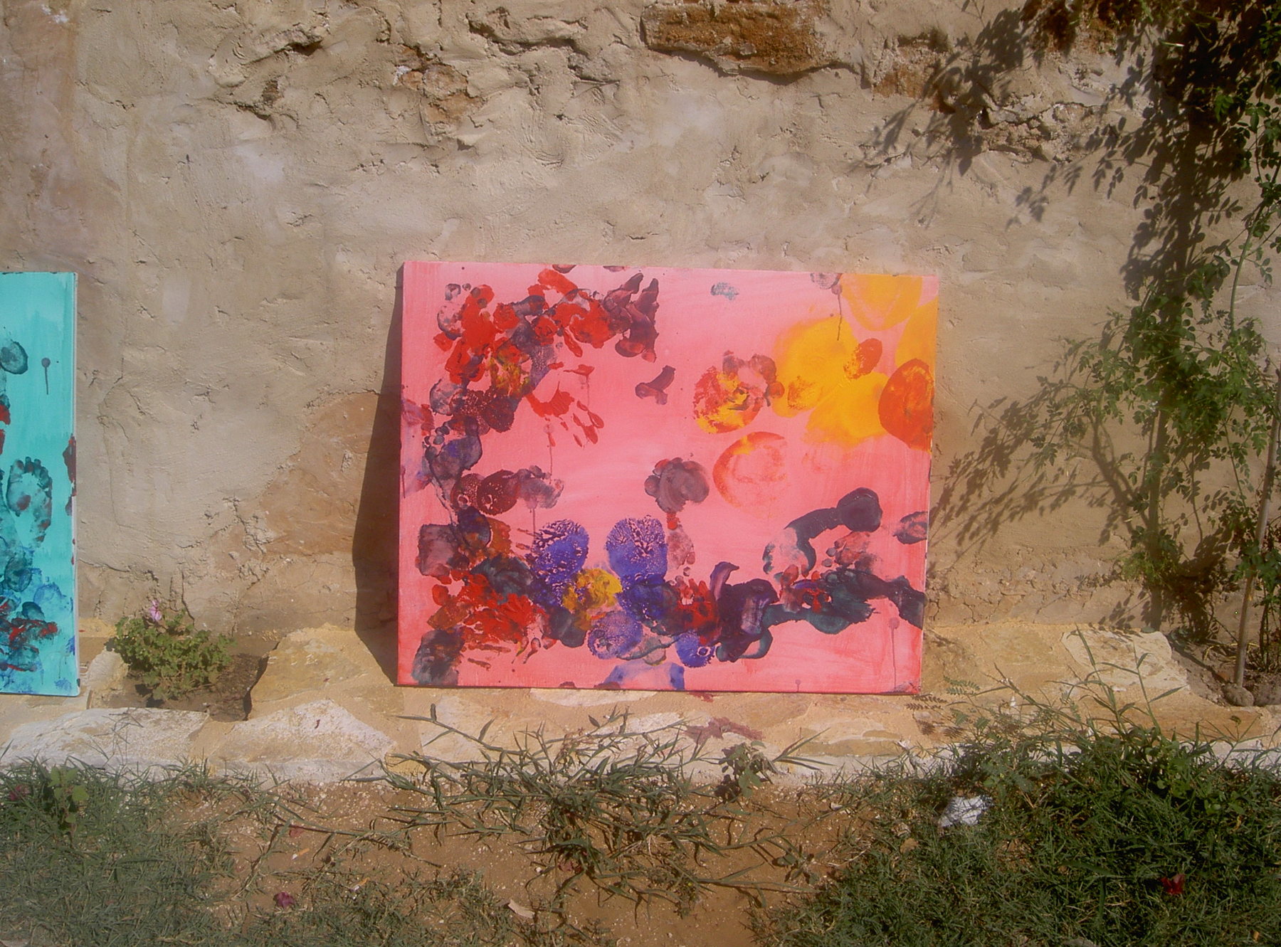 Unforeseen 4, 2002, Acryl auf Leinwand, 100.0 × 80.0 cm