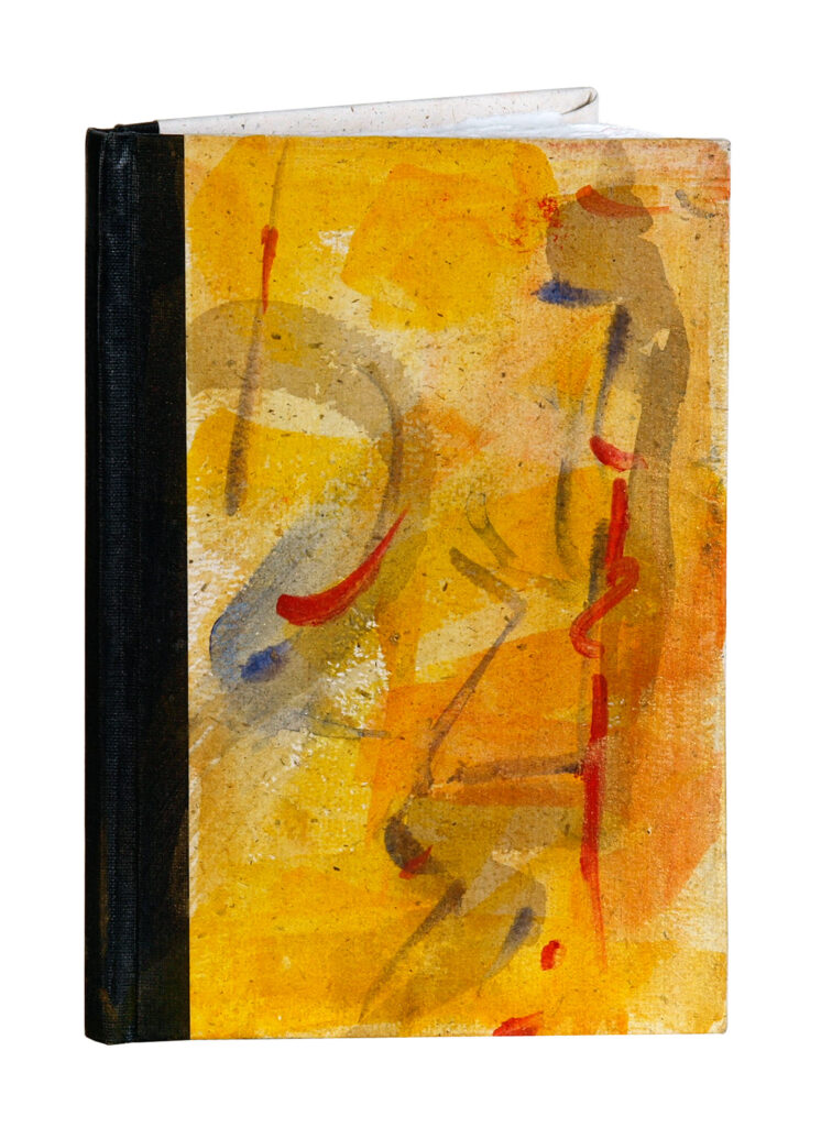 Inspirations 1, 2026, Mixed Media auf Büttenpapier, überwiegend bemalt, 15.5 × 22.5 cm