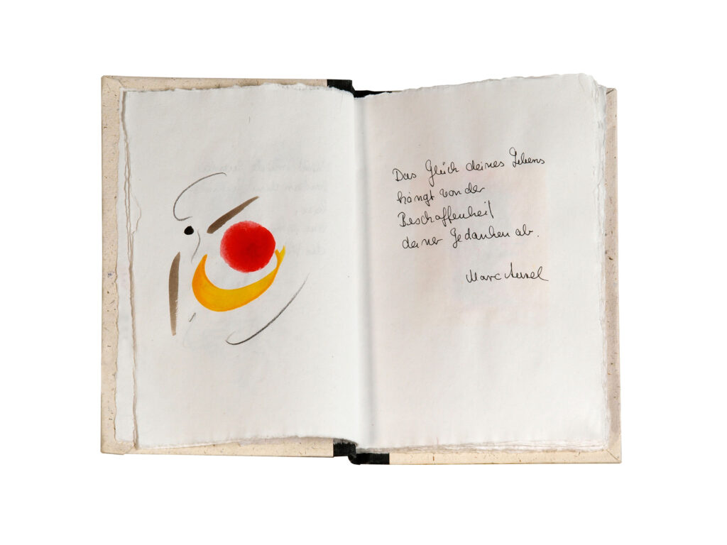 Inspirations 1, 2026, Mixed Media auf Büttenpapier, überwiegend bemalt, 15.5 × 22.5 cm