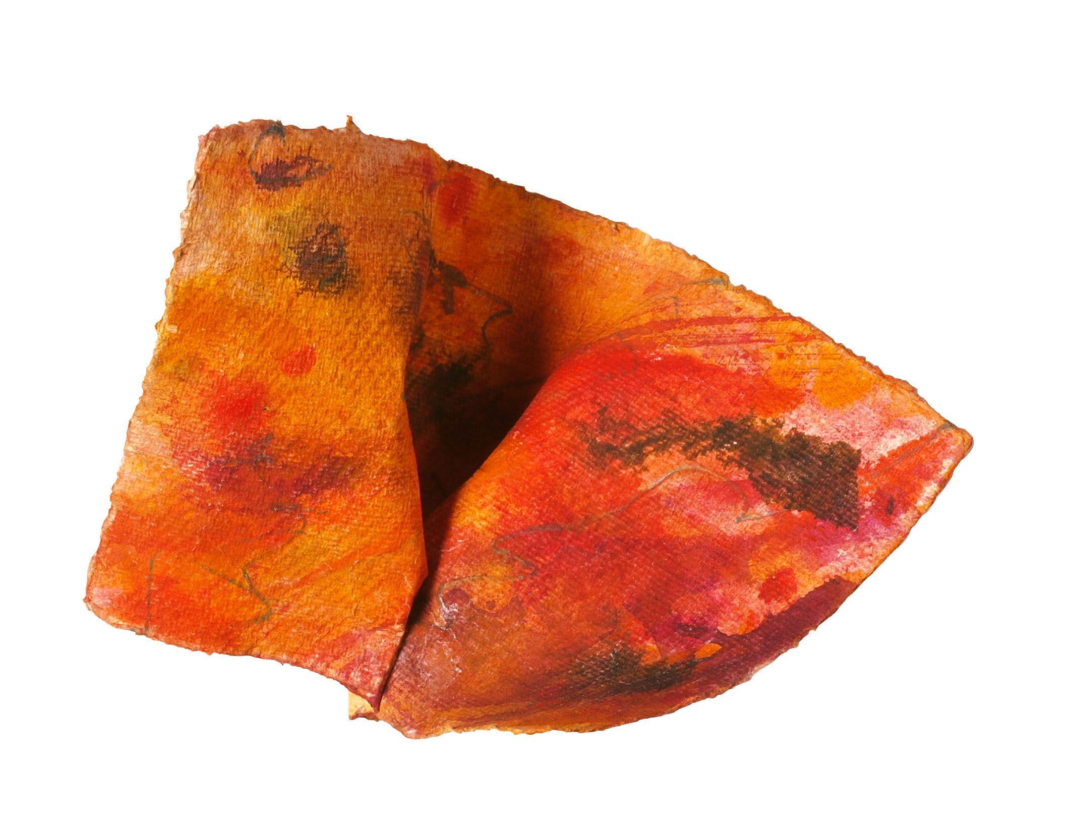 Further 1 — view, 2025, Mixed Media auf Büttenpapier, 30 × 15 cm
