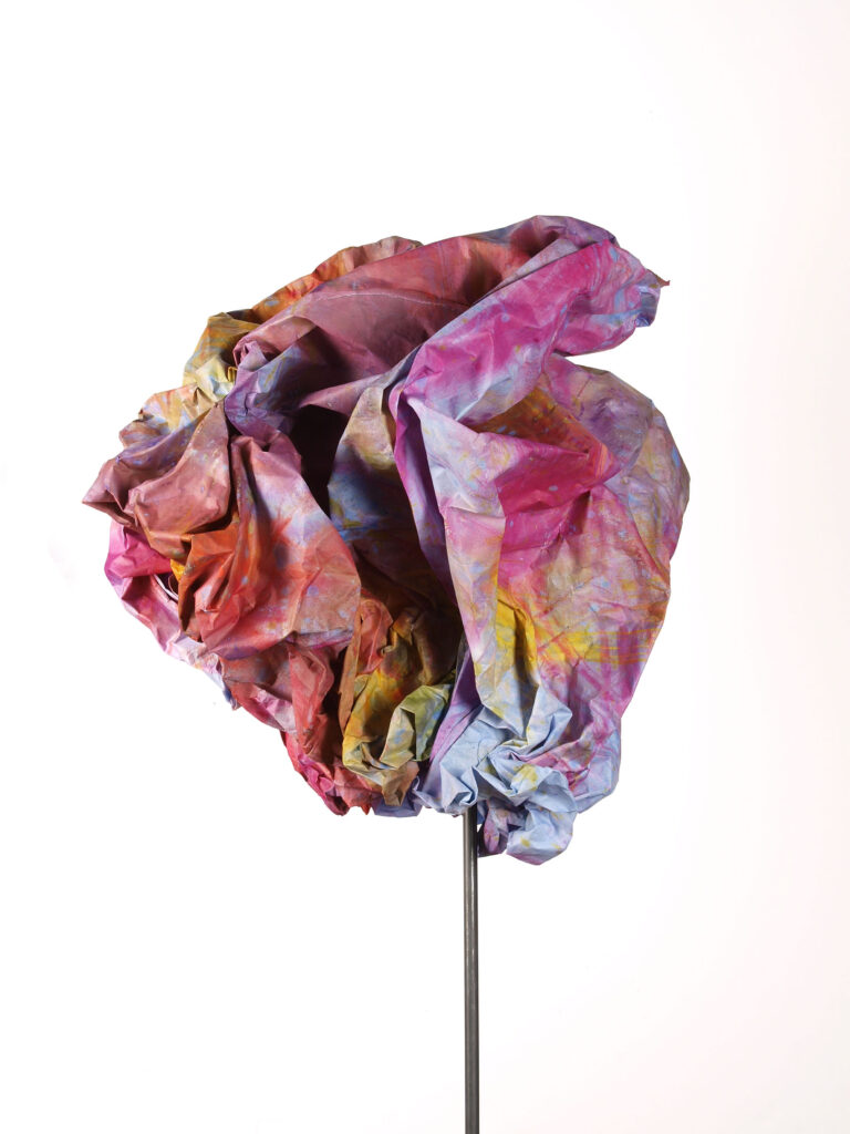 Object 12 — view, 2026, Tusche auf Papier, 44 × 43 cm
