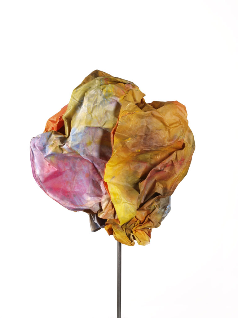 Object 14 — view, 2026, Tusche auf Papier, 40 × 45 cm