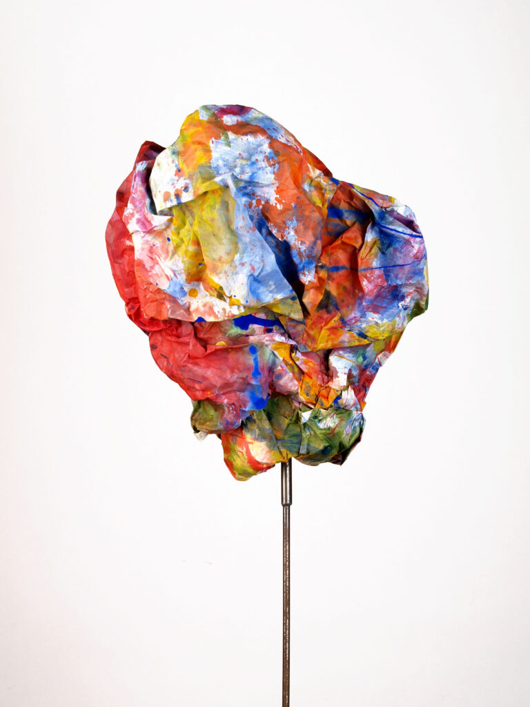 Object 1 — view, 2026, Tusche auf Papier, 46 × 38 cm
