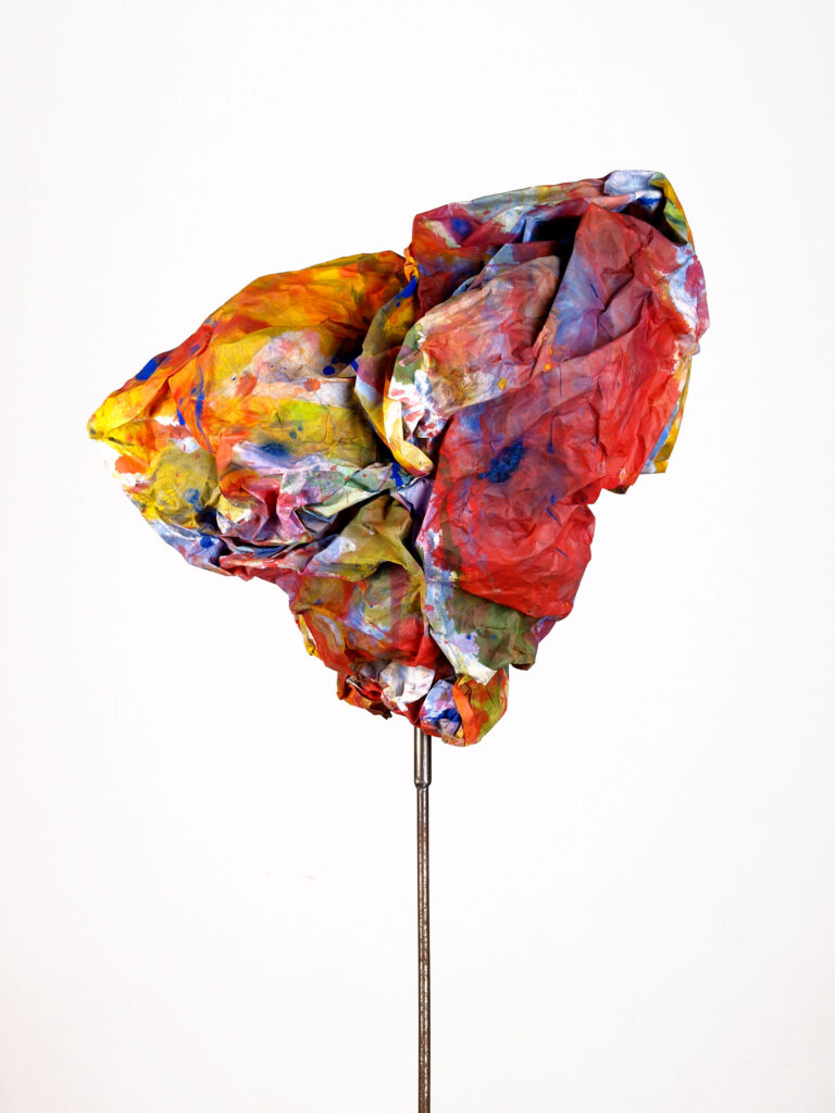 Object 1 — view, 2026, Tusche auf Papier, 46 × 38 cm